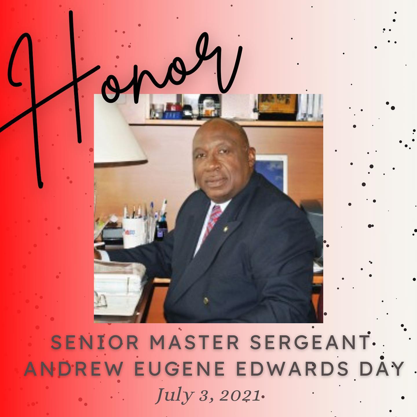 Today we celebrate Senior Master Sergeant Andrew Eugene Edwards Day. Our founder, Mr. Edwards, was recognized by the Prince George's County Council for his contribution to his community as a decorated veteran and as founder and chairman of the Academic Empowerment Foundation, Inc. Throughout his years of serving the DC/MD/VA community, he has helped over 16,500 high school senior football players pursue their higher education goals. We are honored to continue his legacy. We continue our founder's commitment to helping students' prepare for and get through college with our semi-annual book grant, SAT & Financial Aid sessions, and sharing relevant information with you, our AEF Family. We hope you'll help us honor Mr. Edwards on his day and continue his legacy by visiting our website (link in bio) and making a donation of any amount.  If Mr. Edwards’ work impacted you in any way over the years, we encourage you to leave a kind note or memory in the comments below. Thank you!